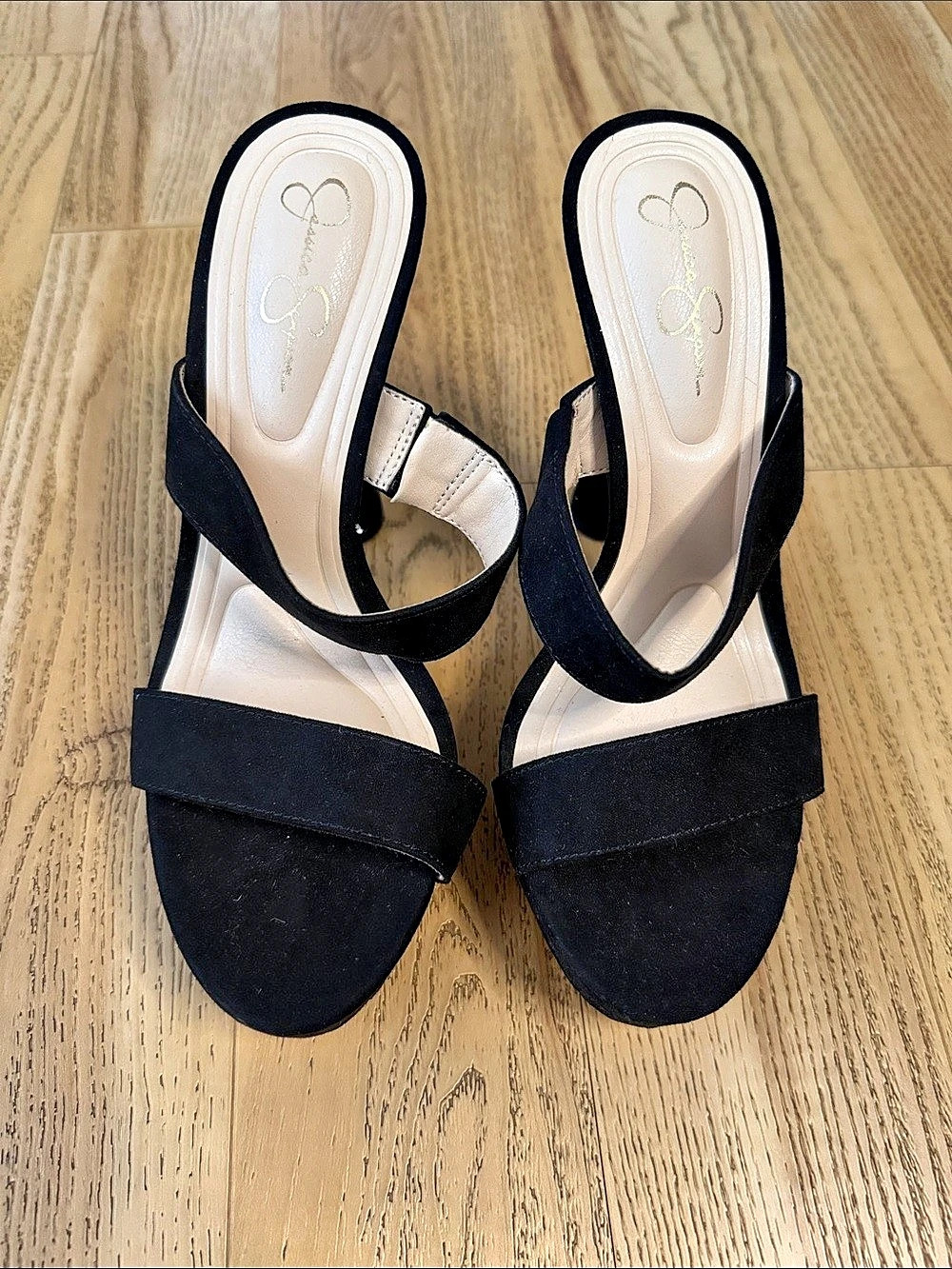 Jessica Simpson JS-SEMPIRA Black Platform Heels US 6.5M